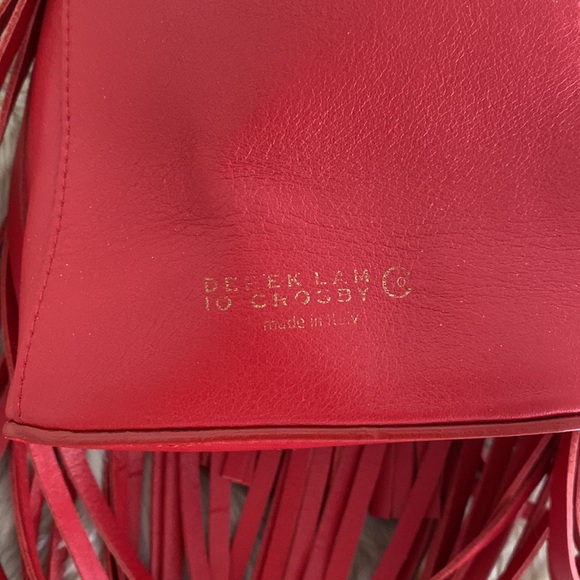 Derek Lam 10 Crosby mini prince fringed bucket bag - Picture 4 of 7